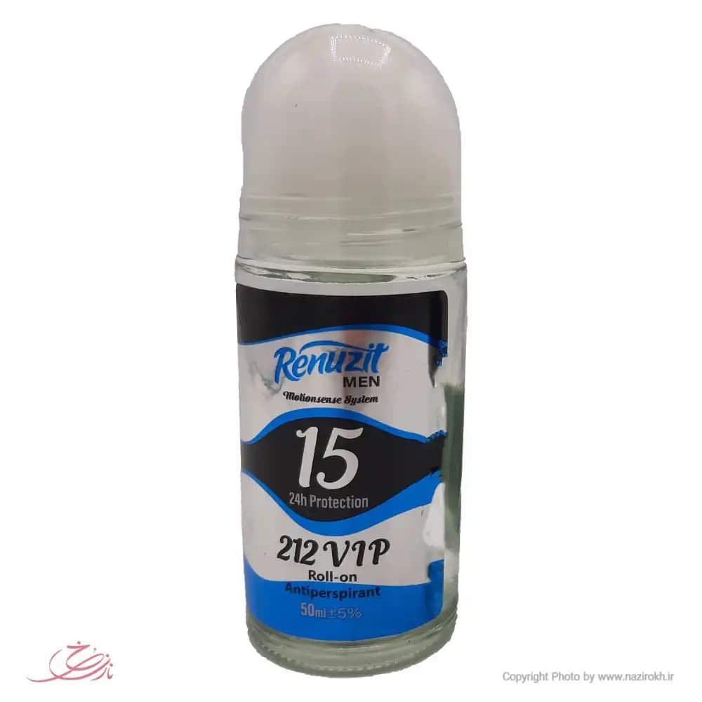 رول ضد تعریق مردانه رینوزیت مدل VIP 212 شماره 15 حجم 50 میلی لیتر — تصویر ۲