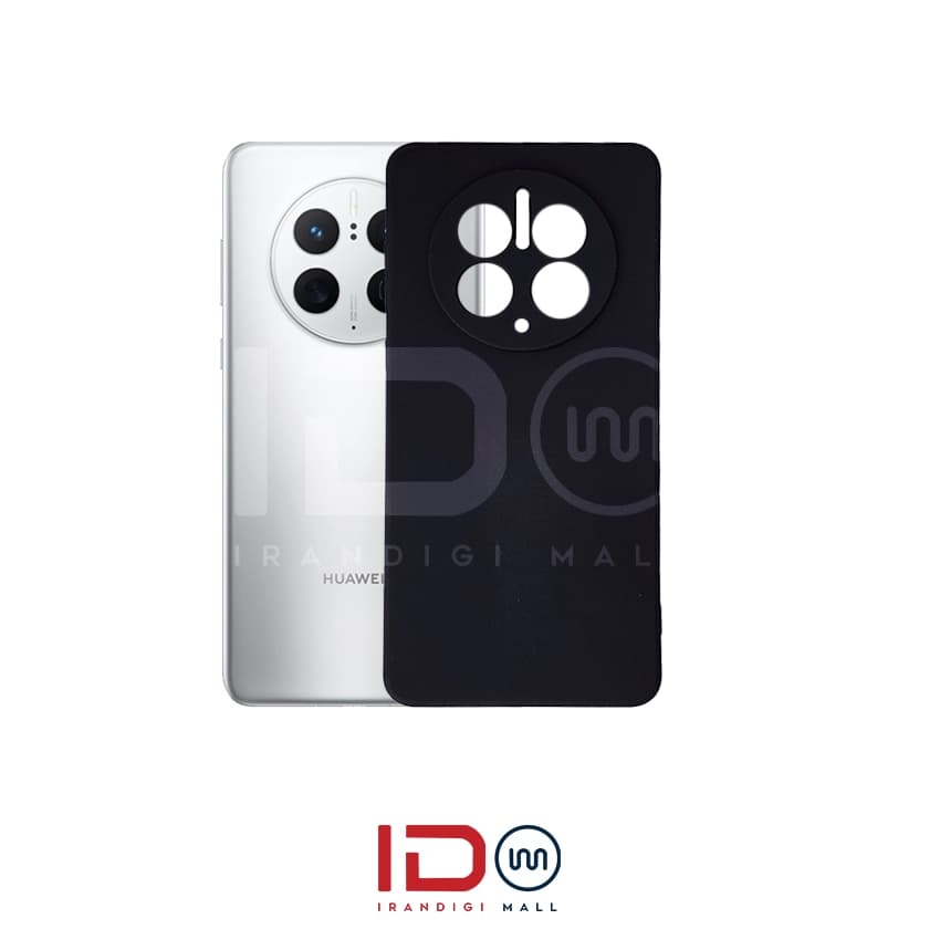قاب سیلیکونی گوشی هواوی مدل HUAWEI Mate 50 Pro رنگ مشکی — تصویر ۲
