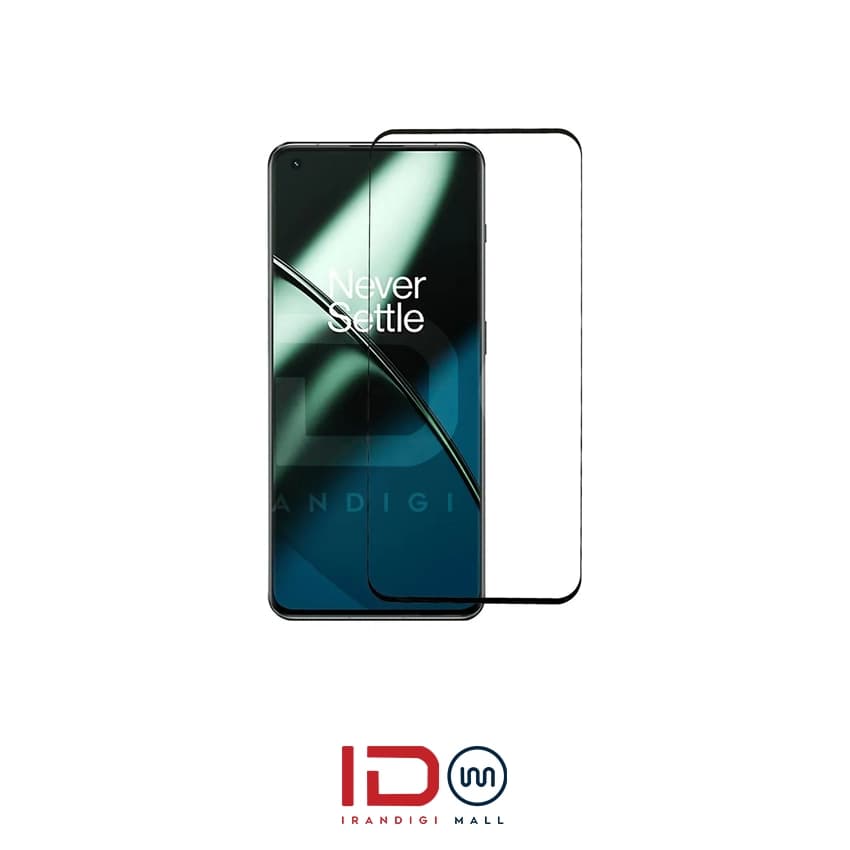گلس شیشه ای فول گوشی وان پلاس مدل OnePlus 11 برند رد لیبل