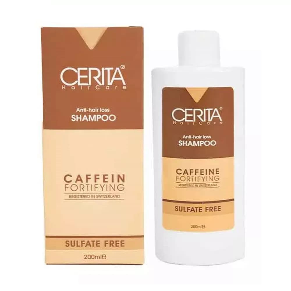 شامپو تقویت کننده و ضد ریزش مو سریتا مدل Caffein حجم 200 میلی لیتر — تصویر ۶