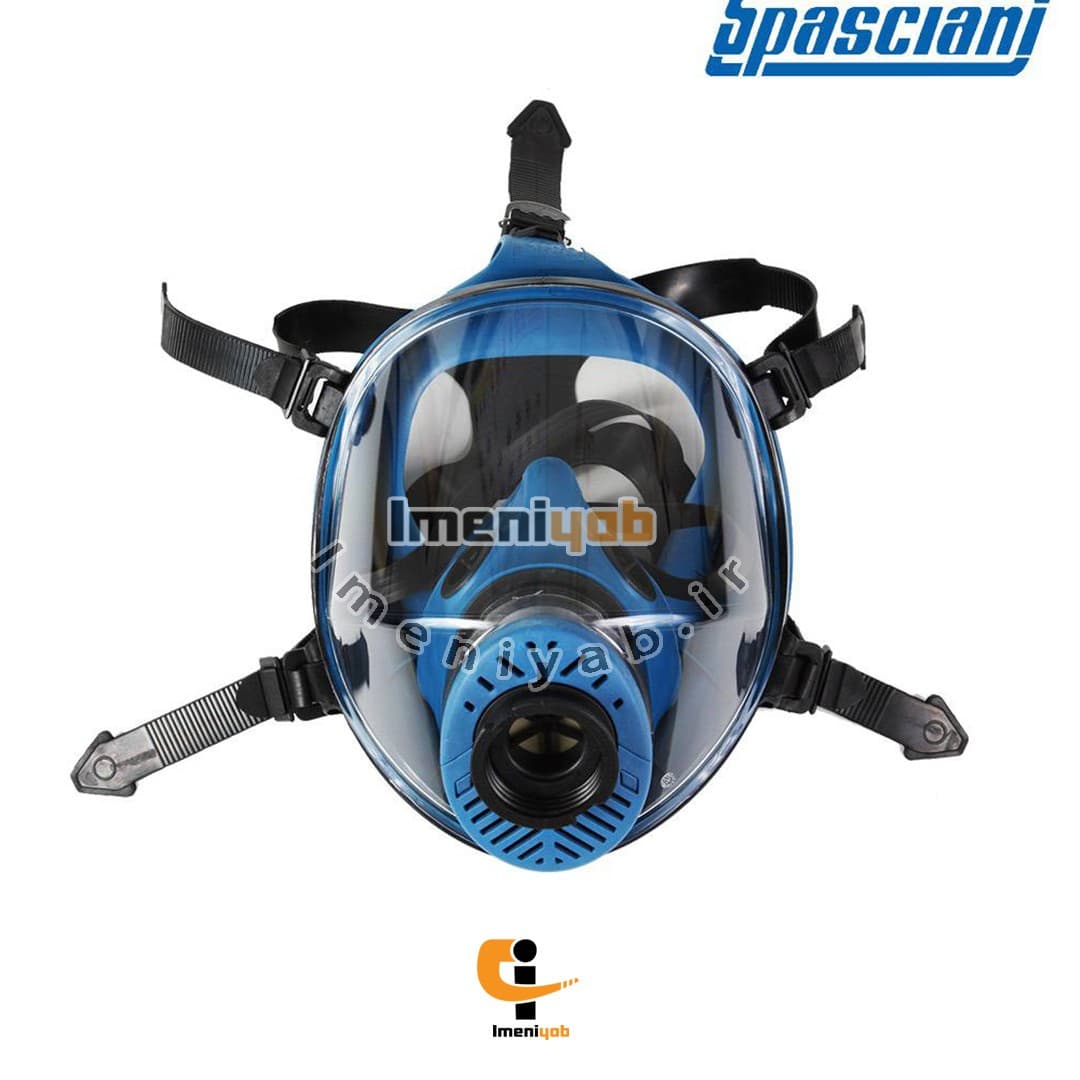 ماسک شیمیایی تمام صورت تک فیلتر Spasciani TR2002 CL2 — تصویر ۲