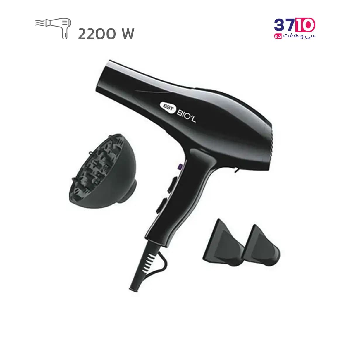 سشوار بیول BIOL مدل BHD522 مشكى 2200 وات — تصویر ۱۱