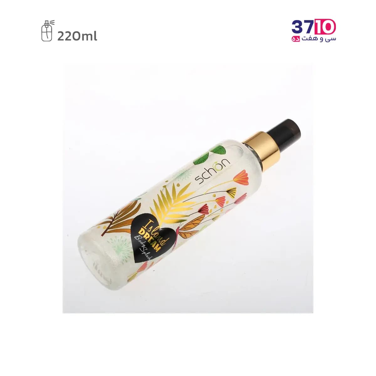 بادی اسپلش گلیتر دار شون مدل آیلند دریم Island Dreamحجم 220 میلی لیتر — تصویر ۴