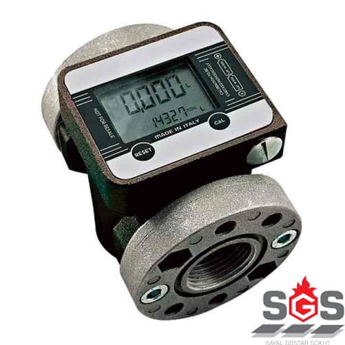 لیتر شمار دیجیتال چرخ دنده سوخت گازوئیل و روغن SGS مدل FM-66