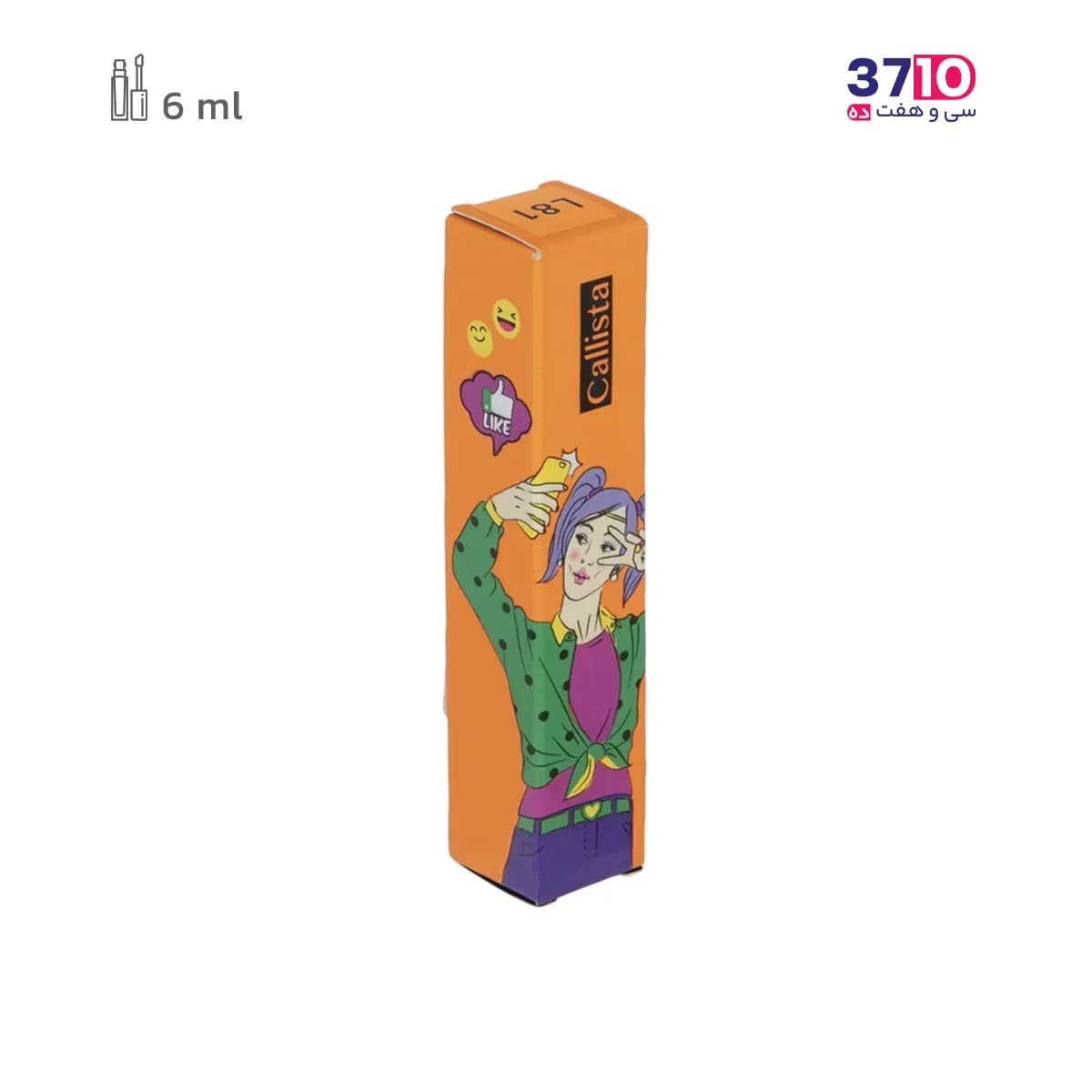 رژ لب مایع کالیستا مدل Stain Matt شماره L86 — تصویر ۹