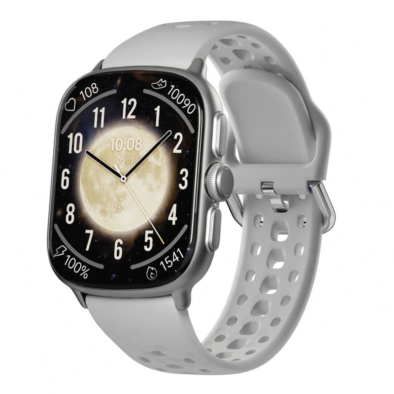 ساعت هوشمند 48 میلیمتری ژوبیتر مدل jWatch F710 با نمایشگر AMOLED و قابلیت GPS با بند سیلیکونی — تصویر ۹