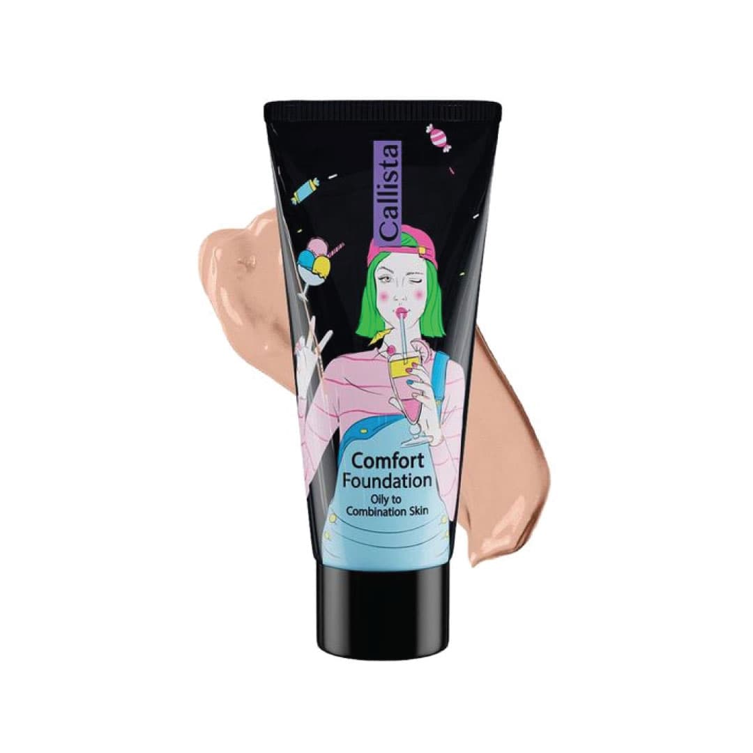 کرم پودر پوست چرب کالیستا مدل Comfort شماره L02 حجم 35 میلی لیتر — تصویر ۸