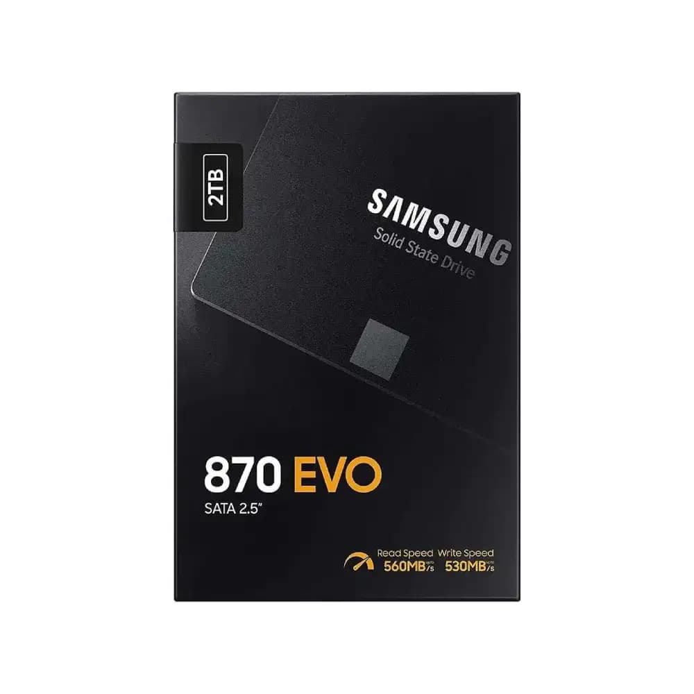 حافظه SSD اینترنال سامسونگ مدل 870 EVO با ظرفیت 2 ترابایت — تصویر ۹