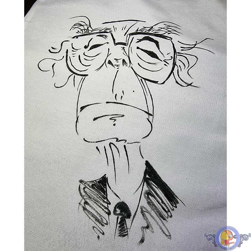 کیف دستی پارچه ای نقاشی شده کد 203 — تصویر ۷