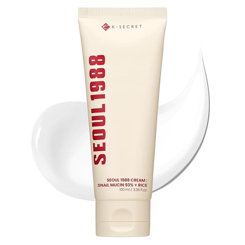 کرم مرطوبکننده و ترمیمکننده کی سیکرت سئول 1988 KSECRET Seoul 1988 Cream Snail Mucin 93% + Rice