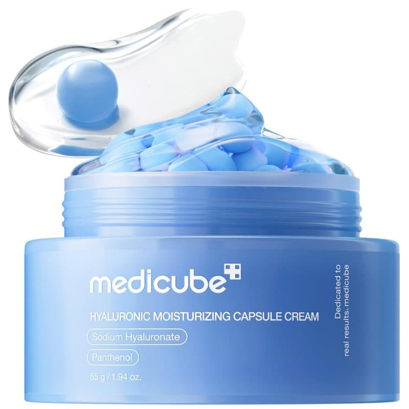 کرم کپسولی آبرسان هیالورونیک اسید و پانتنول مدیکیوب Medicube Hyaluronic Moisturizing Capsule Cream