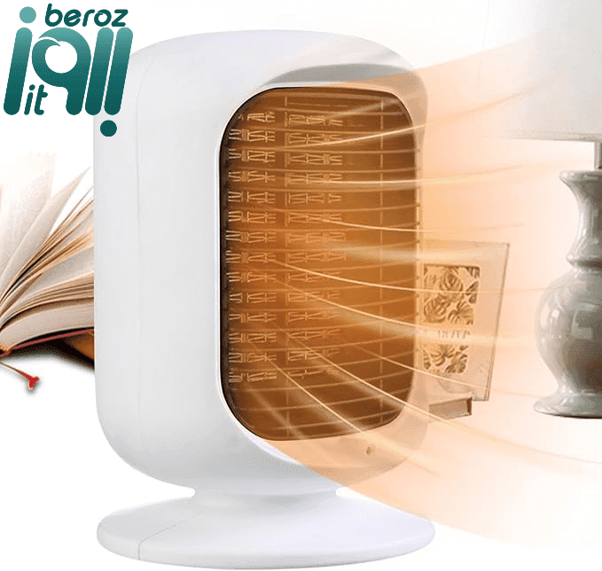 هیتر رومیزی و بخاری برقی 1200W مدل Desktop Heater GKQ2Y — تصویر ۱۲