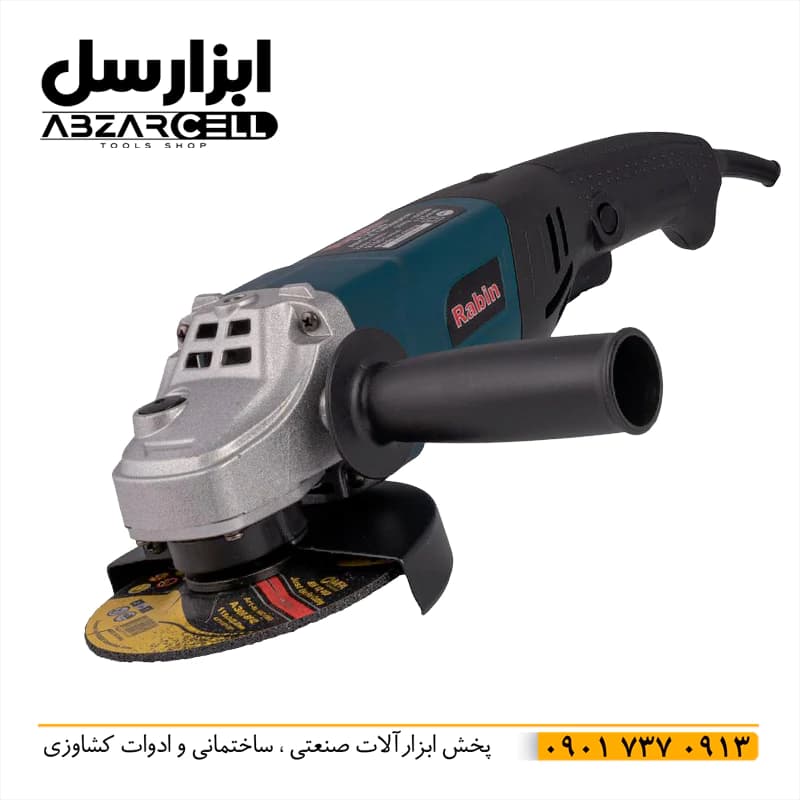 مینی فرز برقی دسته بلند 1050 وات رابین مدل RABIN-125MM| طرح ronix — تصویر ۲