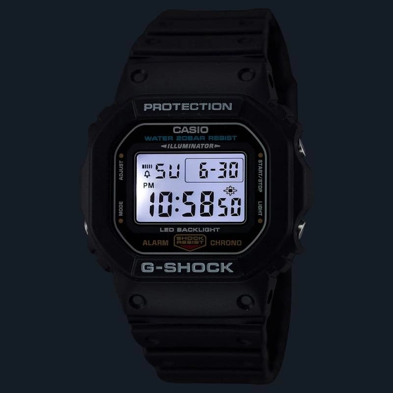 ساعت مچی مردانه کاسیو جی شاک مدل DW-5600UE-1DR — تصویر ۸