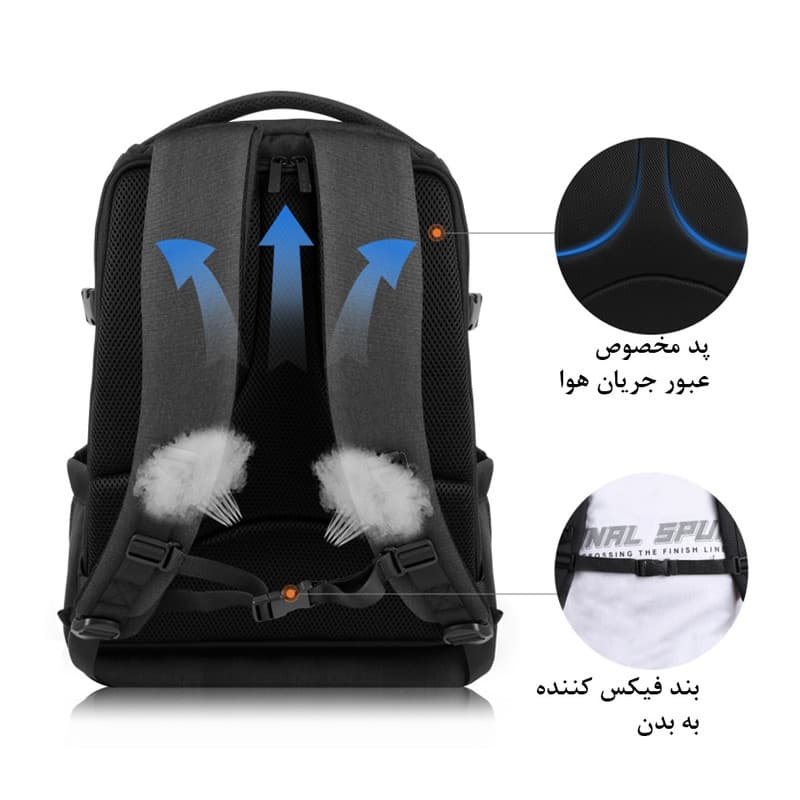 کوله پشتی دوربین پلوز مدل Outdoor — تصویر ۱۱