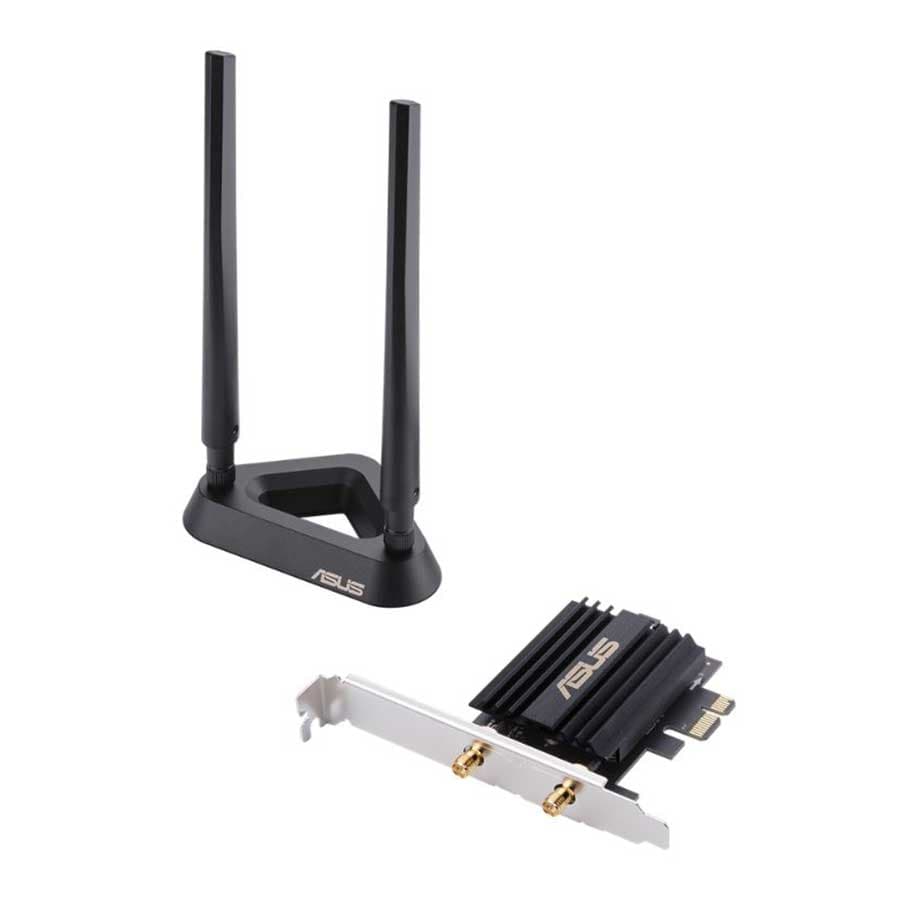 کارت شبکه بیسیم و دوباند AX3000 WiFi6 ایسوس مدل Asus PCE-AX58BT — تصویر ۶