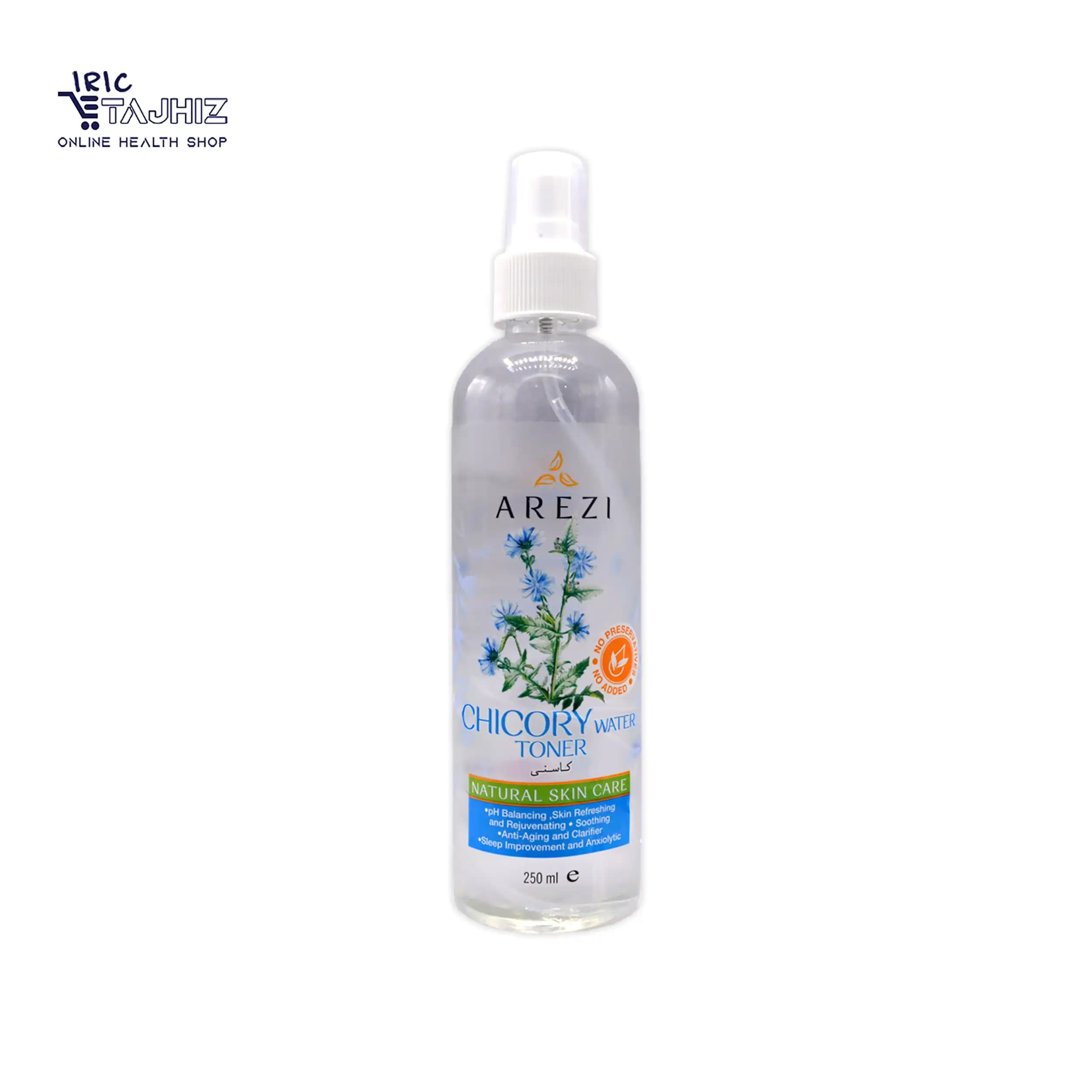 اسپری تونر کاسنی عارضی مدل NATURAL SKIN حجم 250 میلی لیتر