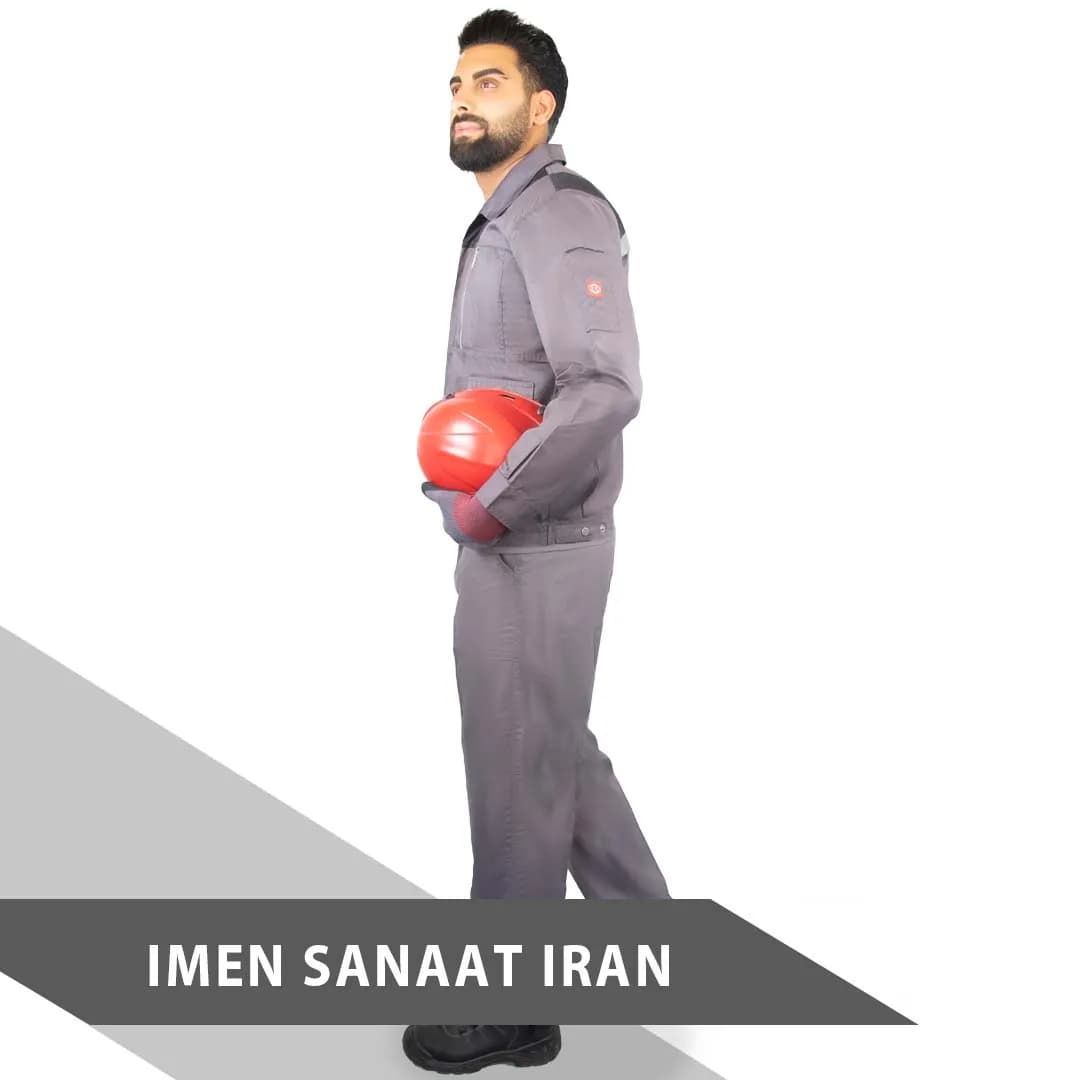 لباس کار تیتان طوسی روشن و تیره کد 1161 — تصویر ۷