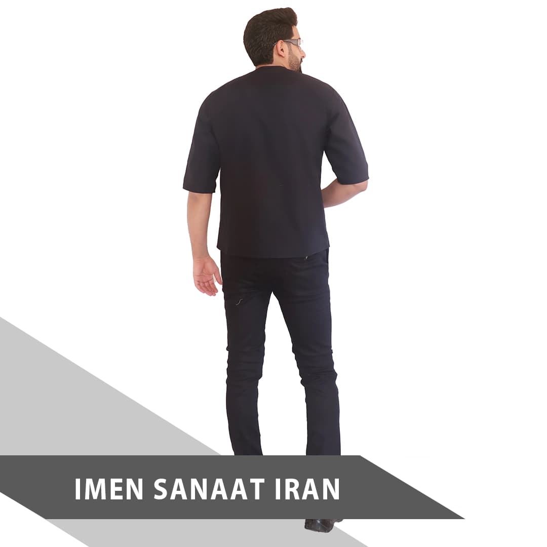 لباس کار نصف آستین ایمن صنعت کد 907 — تصویر ۳