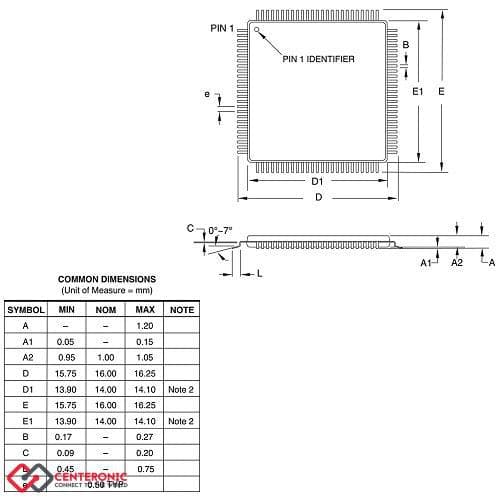 میکروکنترلر ATMEGA2560-16AU — تصویر ۸
