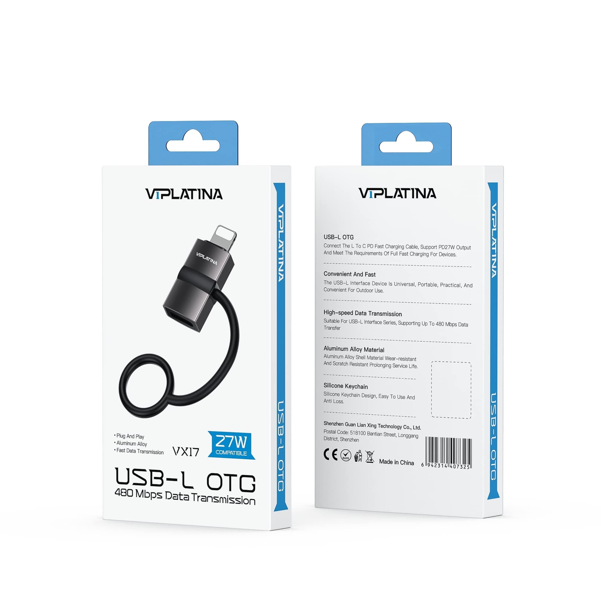 تبدیل لایتنینگ VIPLATINA VX17 OTG — تصویر ۳