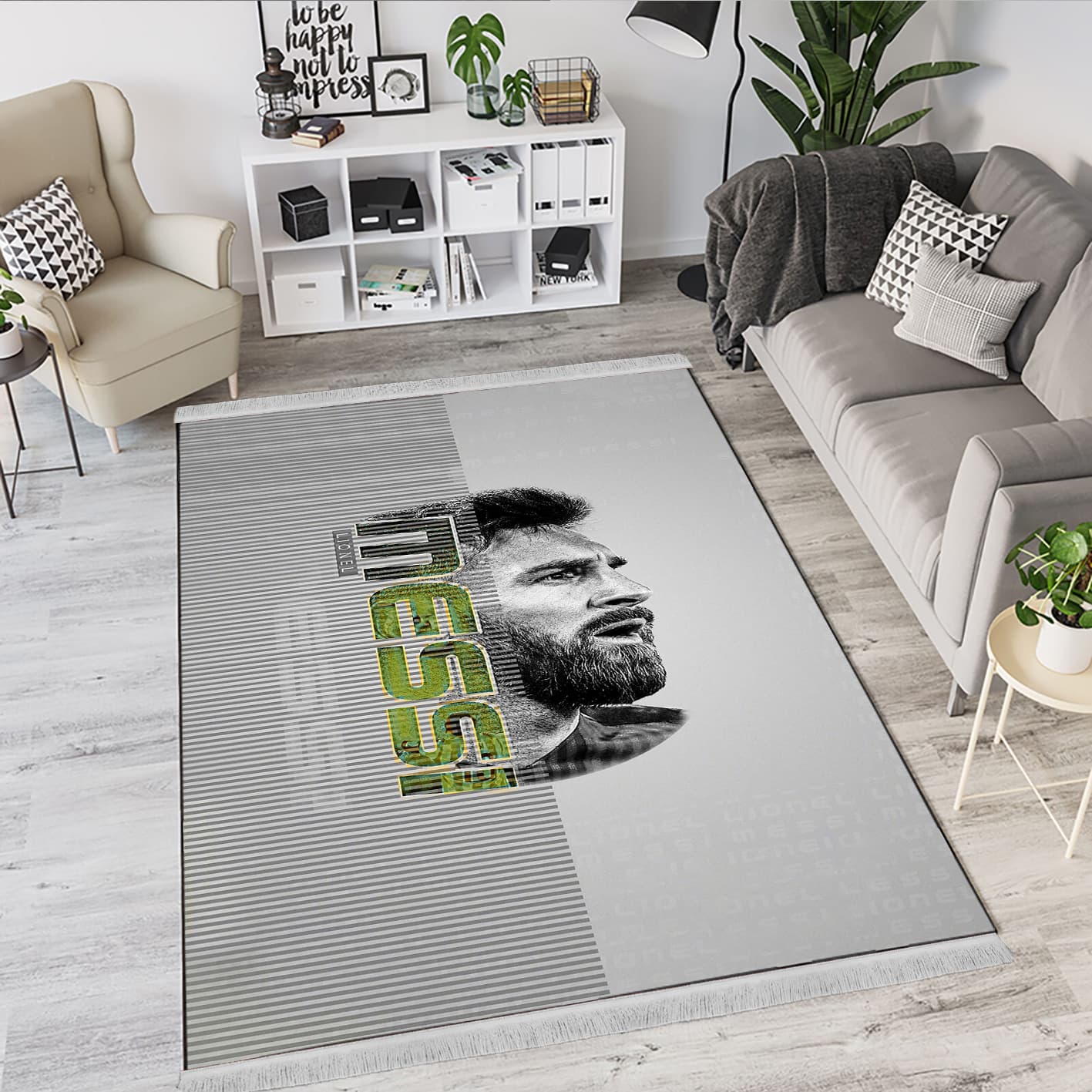 فرشینه طرح مسی با زمینه طوسی WA-3836