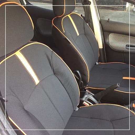 روکش صندلی پژو 206 Peugeot مدل نوار وسط برند R-617) ECCCO) — تصویر ۷