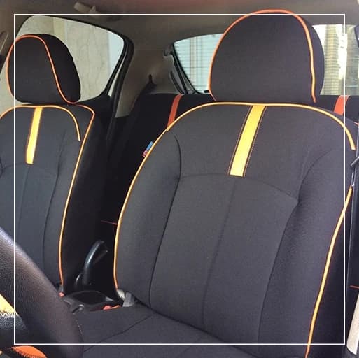 روکش صندلی پژو 206 Peugeot مدل نوار وسط برند R-617) ECCCO)
