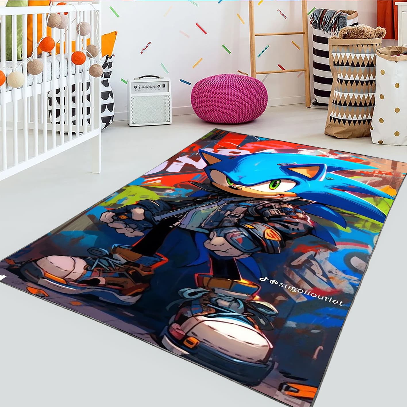 فرشینه چاپی طرح سونیک WA-3634