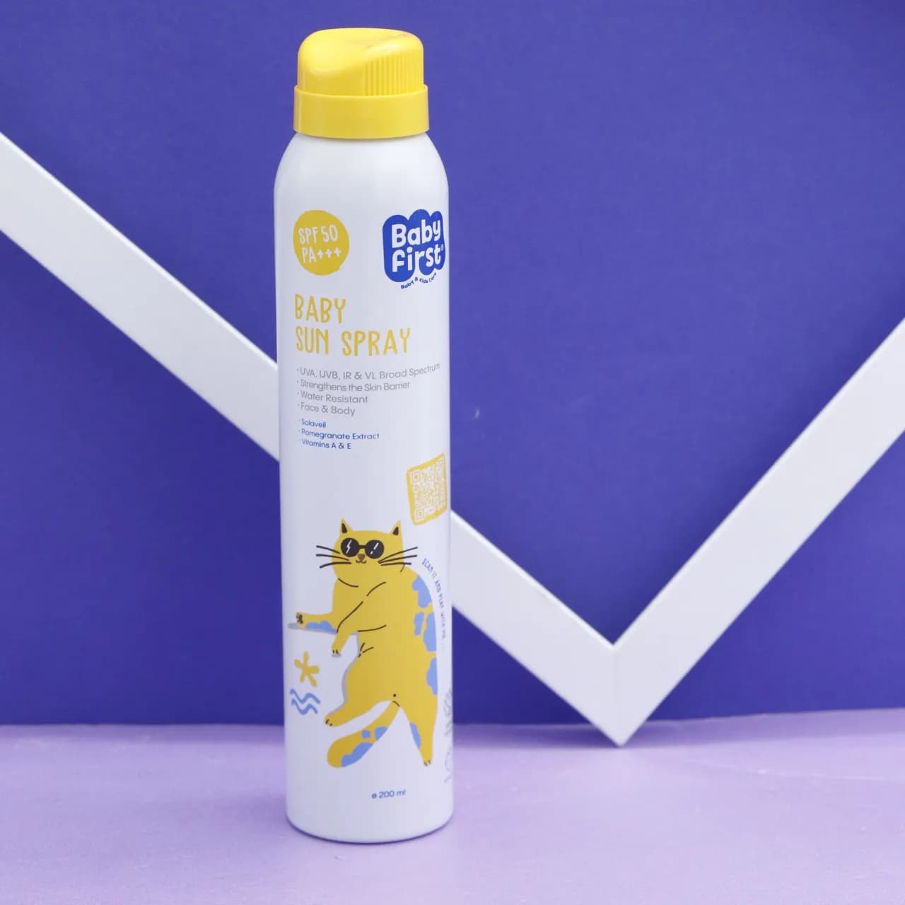 اسپری ضدآفتاب SPF50 کودکان بیبی فرست حجم 200 میلی لیتر — تصویر ۶