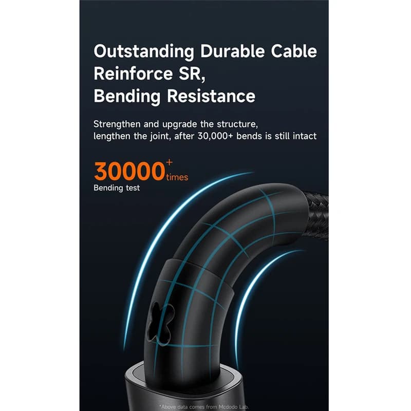 کابل فست شارژ USB به USB-C مک دودو مدل CA-3590 طول 1.2 متر — تصویر ۸