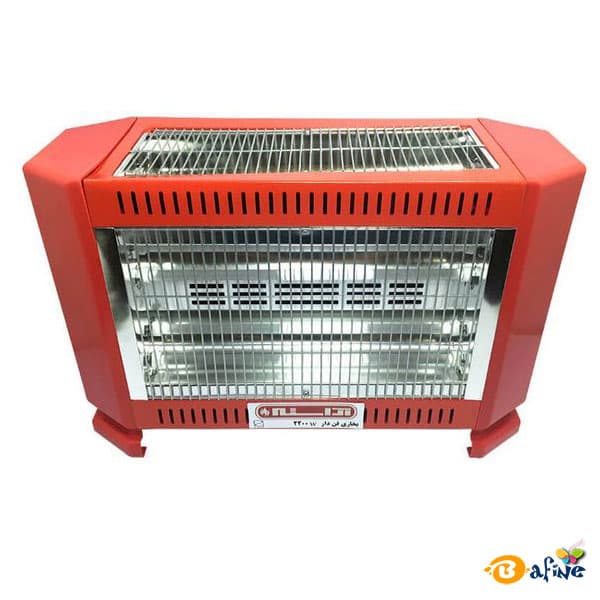 بخاری برقی 5 شعله فن دار آراسته 2200 وات — تصویر ۶