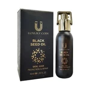 روغن بدن لاکچری کوین مدل سیاه دانه حجم 40 میلی لیتر — تصویر ۵