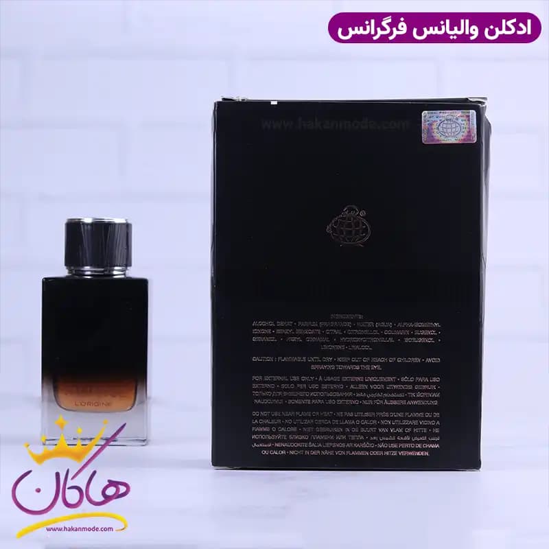 ادکلن فرگرانس لوریجین والیانس مدل ولوت تندر عود 100 میل — تصویر ۴