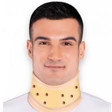 گردن بند طبی سخت تن یار چانه دار سایز M (کد1090)