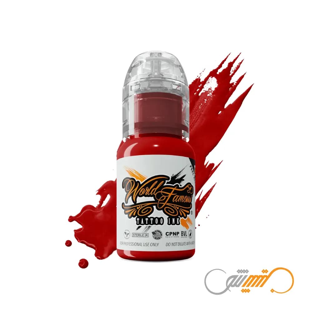 رنگ تتو ورد فیمس World Famous Red Hot — تصویر ۳