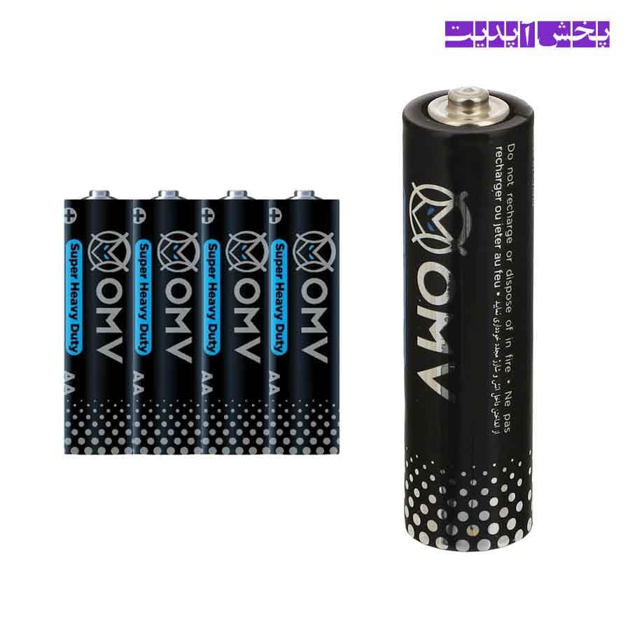 باتری قلمی OMV R6P Super heavy duty بسته 4 عددی