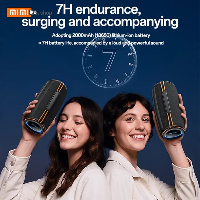 اسپیکر بلوتوثی Yesido YSW38 30W فلش و رم خور — تصویر ۶