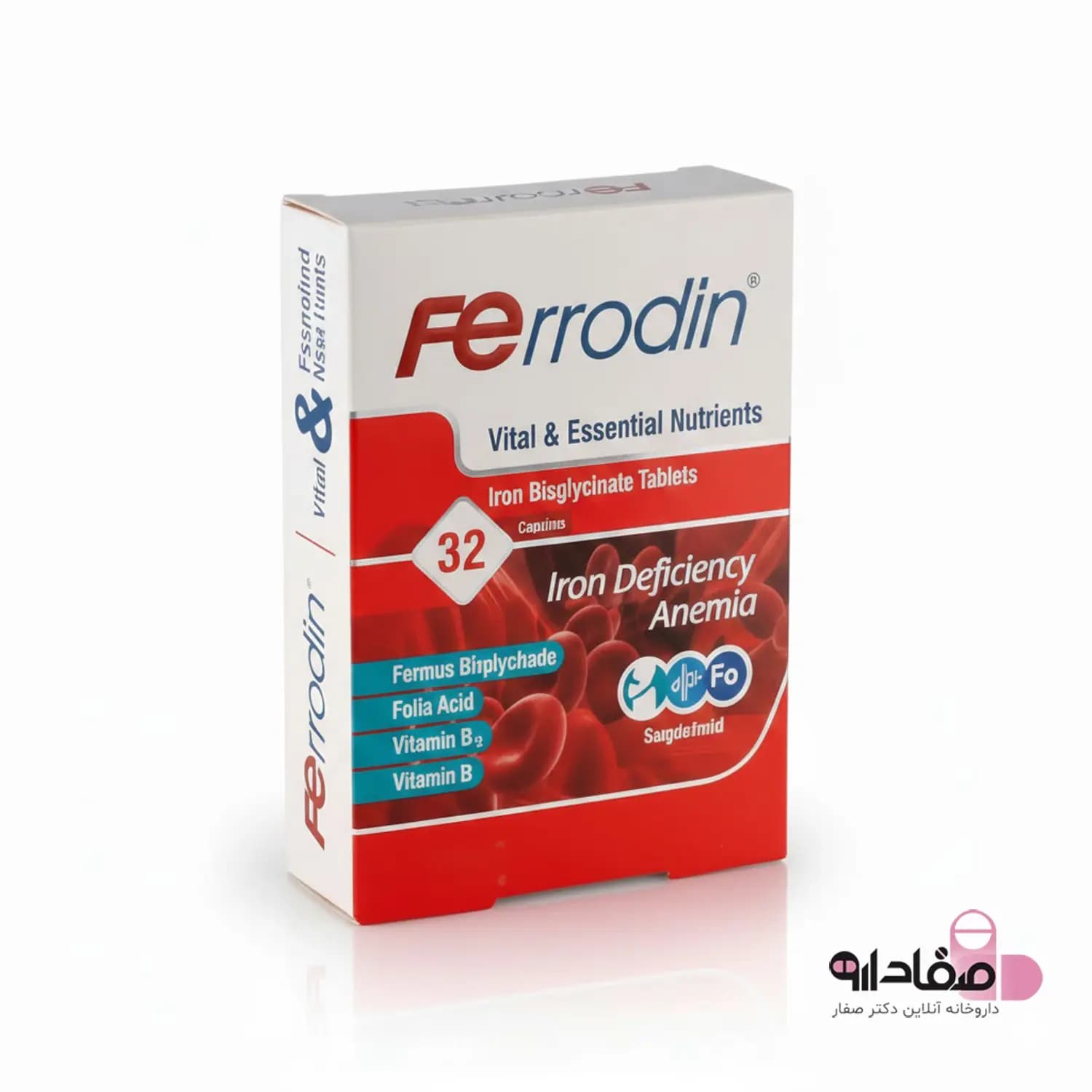 قرص فرودین Ferrodin هولیستیکا بسته 32 عددی | Holistica Ferrodin 32 Capsules — تصویر ۷