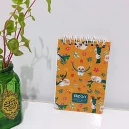 دفترچه یادداشت 100 برگ سیمی فانتزی الیپون 8*12 — تصویر ۲