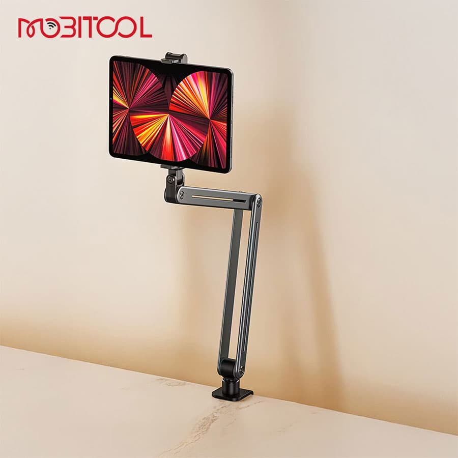 پایه نگهدارنده رومیزی موبایل و تبلت پرودو Porodo Multi-Joint Phone & Tablet Mount PD-HSM22 — تصویر ۷