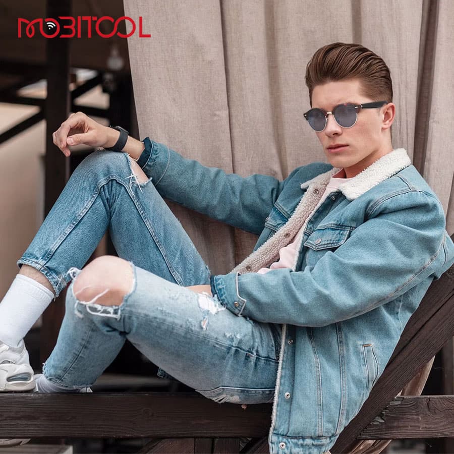 عینک دودی آنتی بلو هوشمند گرین لاین Green Lion Urban-X Smart Eyewear GL-SG12 — تصویر ۴