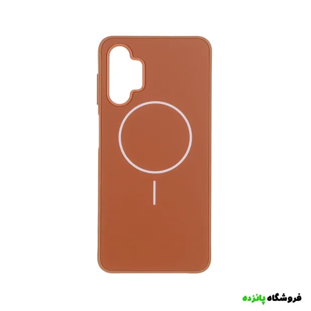 قاب PVD مات سامسونگ A13 4G طرح مگ سیف – قهوه ای — تصویر ۳