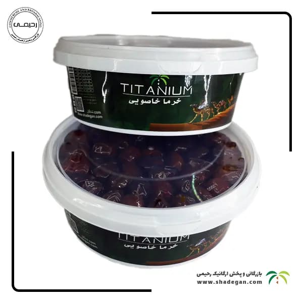 خرما خاصویی عسلی ممتاز تیتانیم سایز بزرگ — تصویر ۴