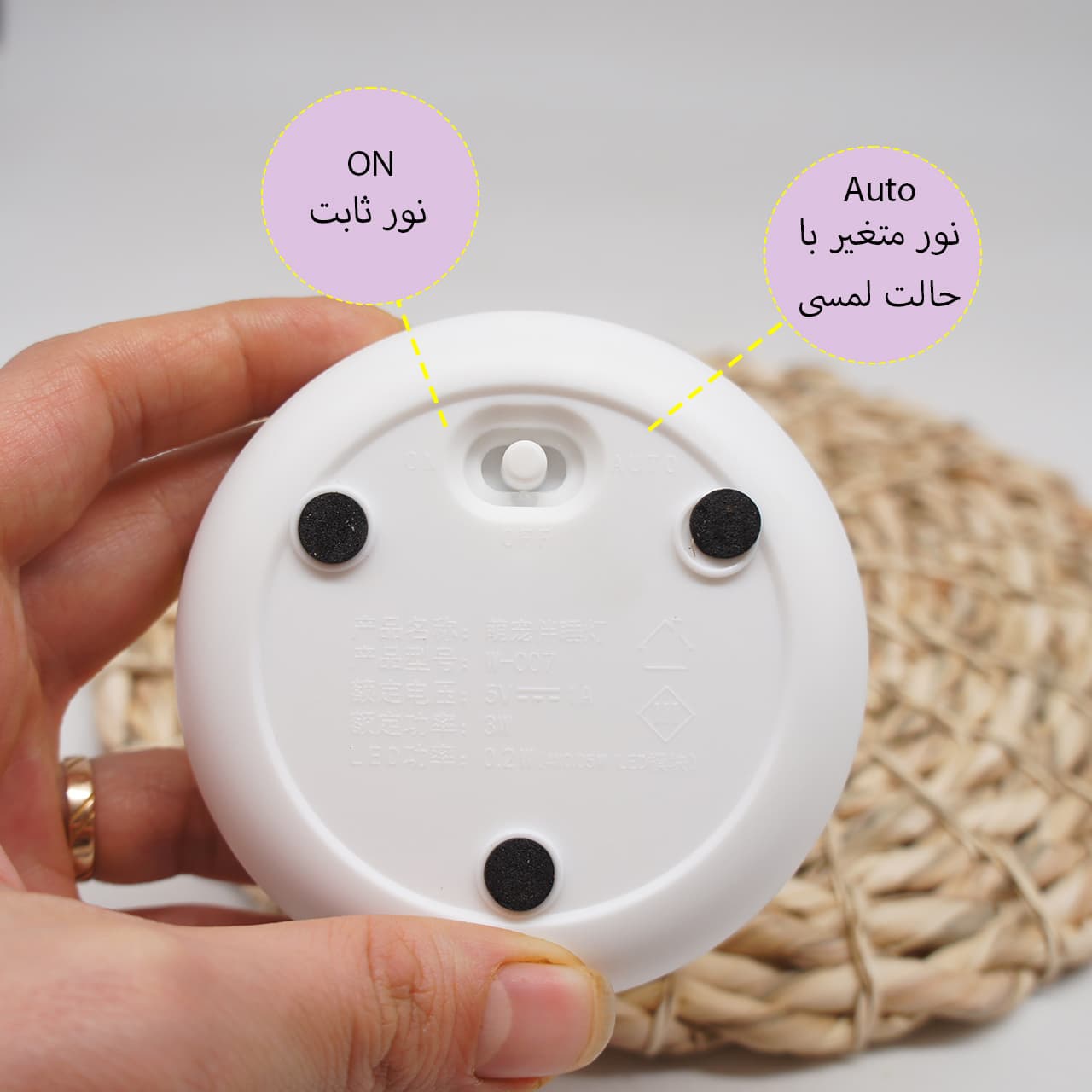 چراغ خواب کودک طرح دایناسور مدل Dino — تصویر ۷