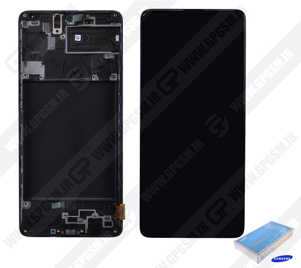ال سی دی A71 اصلی شرکتی با فریم سامسونگ LCD A71 A715 FULL ORG SAMSUNG