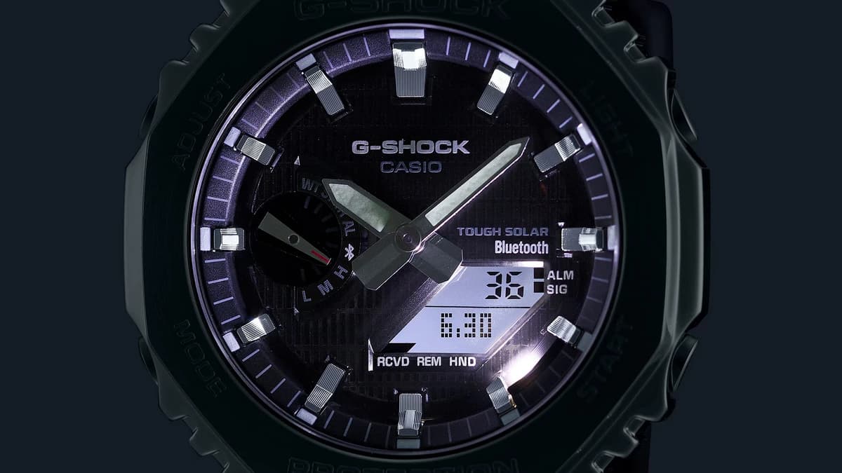 ساعت مچی مردانه کاسیو جی شاک مدل GBM-2100A-8BDR اورجینال — تصویر ۴