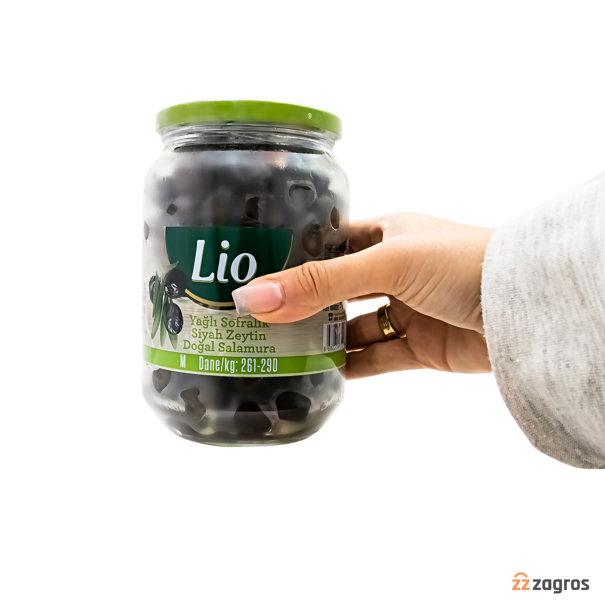 زیتون سیاه لیو Lio سایز M وزن 500 گرم — تصویر ۹