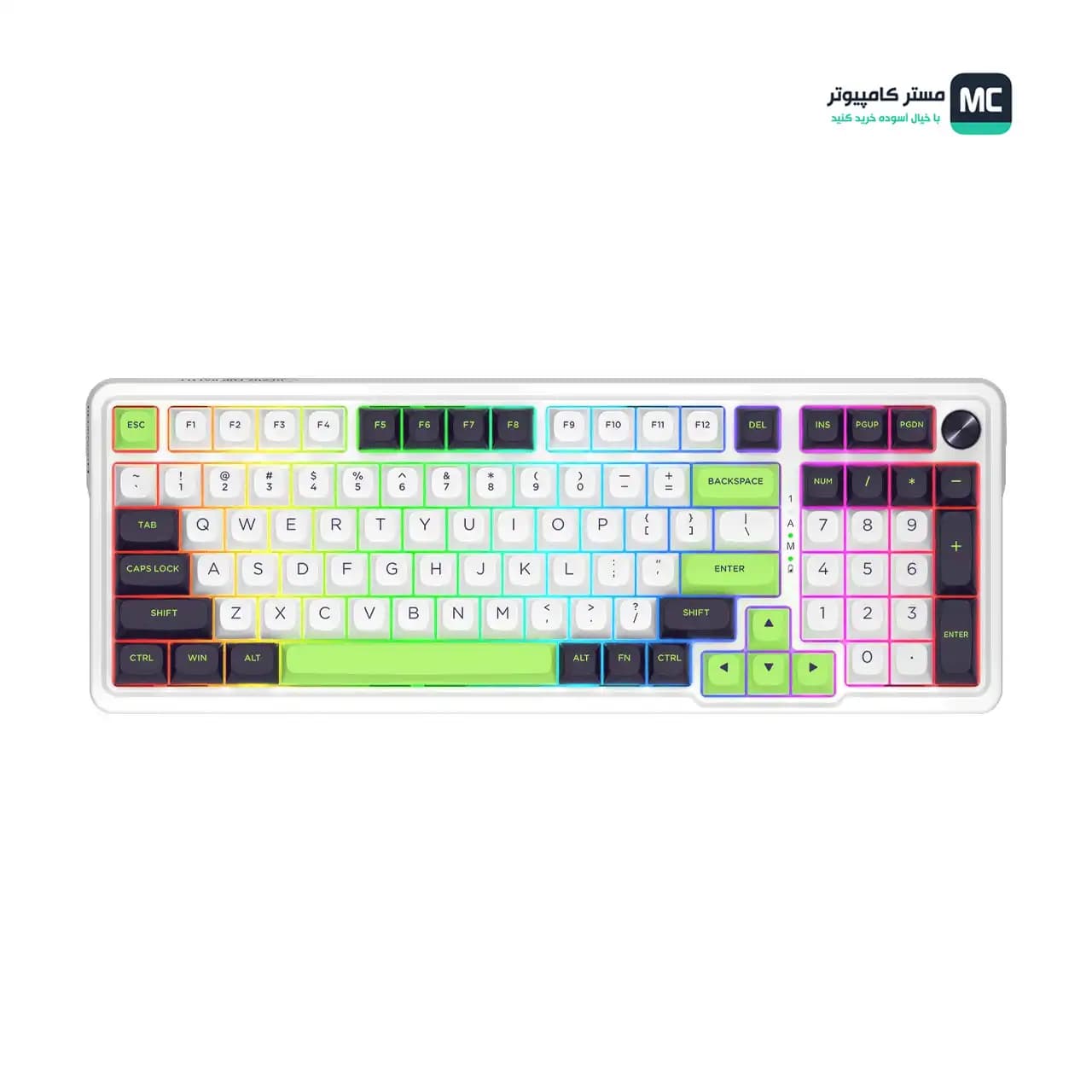 کیبورد بی سیم مکانیکال ردراگون EISA MAX K686 WBG PRO
