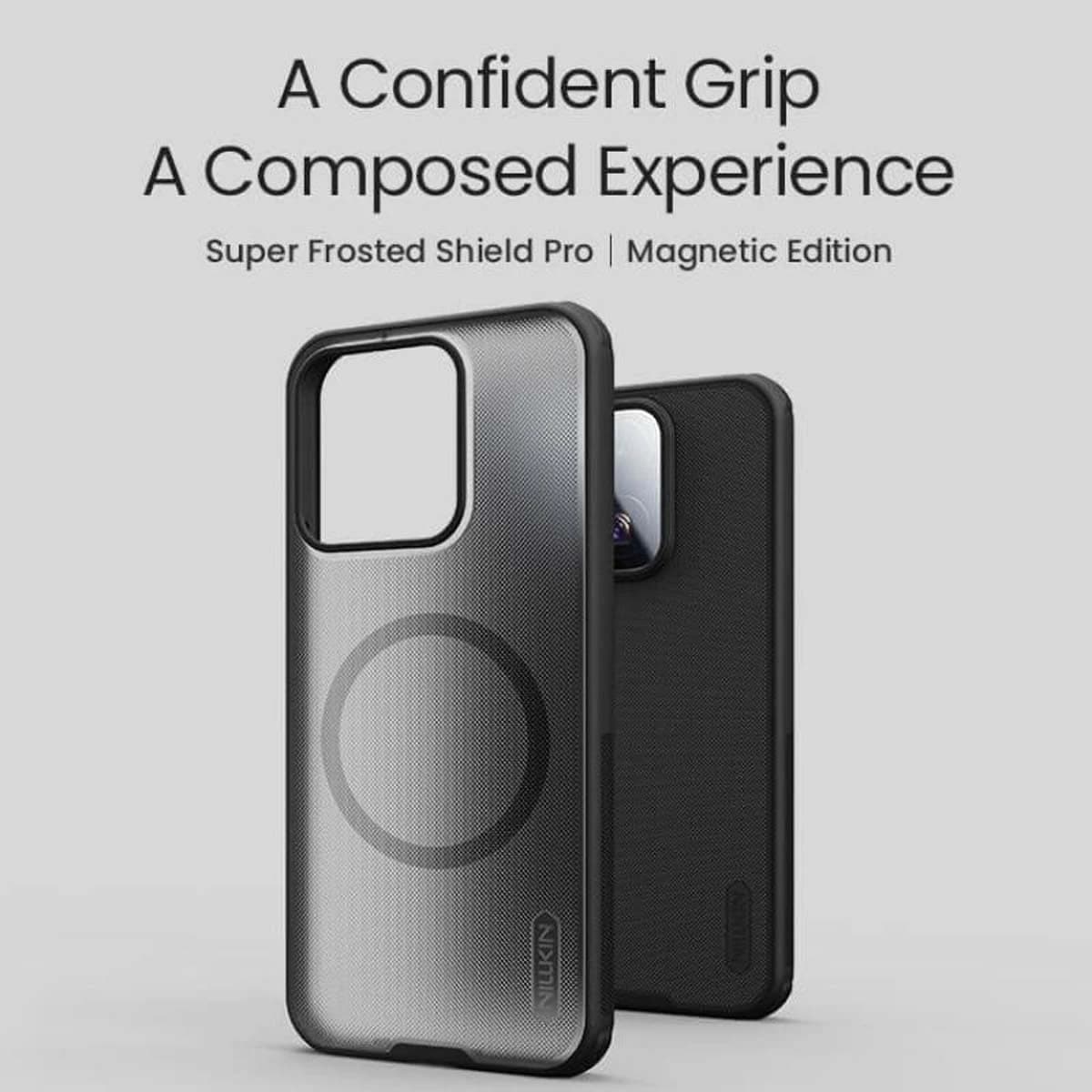 قاب ضدضربه مگنتی Xiaomi 17 Max مارک نیلکین مدل Super Frosted Shield Pro Magnetic — تصویر ۹